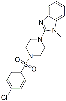 (9ci)-1-[(4-氯苯基)磺?；鵠-4-(1-甲基-1H-苯并咪唑-2-基)-哌嗪結(jié)構(gòu)式_604741-59-5結(jié)構(gòu)式