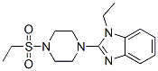 (9ci)-1-(1-乙基-1H-苯并咪唑-2-基)-4-(乙基磺?；?-哌嗪結(jié)構(gòu)式_604741-69-7結(jié)構(gòu)式