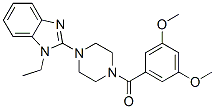 (9ci)-1-(3,5-二甲氧基苯甲酰基)-4-(1-乙基-1H-苯并咪唑-2-基)-哌嗪結(jié)構(gòu)式_604741-70-0結(jié)構(gòu)式