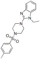 (9ci)-1-(1-乙基-1H-苯并咪唑-2-基)-4-[(4-甲基苯基)磺酰基]-哌嗪結(jié)構(gòu)式_604741-71-1結(jié)構(gòu)式