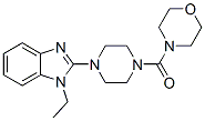 (9ci)-1-(1-乙基-1H-苯并咪唑-2-基)-4-(4-嗎啉羰基)-哌嗪結構式_604741-79-9結構式