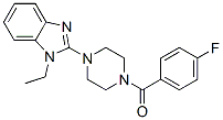 (9ci)-1-(1-乙基-1H-苯并咪唑-2-基)-4-(4-氟苯甲?；?-哌嗪結(jié)構(gòu)式_604741-81-3結(jié)構(gòu)式