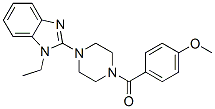 (9ci)-1-(1-乙基-1H-苯并咪唑-2-基)-4-(4-甲氧基苯甲?；?-哌嗪結(jié)構(gòu)式_604741-83-5結(jié)構(gòu)式