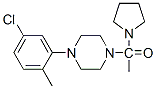 (9ci)-1-(5-氯-2-甲基苯基)-4-(1-吡咯烷乙酰基)-哌嗪結(jié)構(gòu)式_604762-58-5結(jié)構(gòu)式