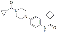 (9ci)-n-[4-[4-(環(huán)丙基羰基)-1-哌嗪]苯基]-環(huán)丁烷羧酰胺結構式_604762-72-3結構式