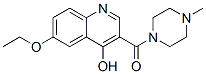 (9ci)-1-[(6-乙氧基-4-羥基-3-喹啉)羰基]-4-甲基-哌嗪結(jié)構(gòu)式_604772-99-8結(jié)構(gòu)式