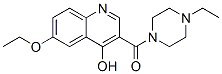 (9ci)-1-[(6-乙氧基-4-羥基-3-喹啉)羰基]-4-乙基-哌嗪結(jié)構(gòu)式_604773-05-9結(jié)構(gòu)式