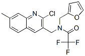 (9ci)-n-[(2-氯-7-甲基-3-喹啉)甲基]-2,2,2-三氟-n-(2-呋喃甲基)-乙酰胺結(jié)構(gòu)式_604780-61-2結(jié)構(gòu)式