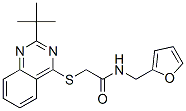(9ci)-2-[[2-(1,1-二甲基乙基)-4-喹唑啉]硫代]-n-(2-呋喃甲基)-乙酰胺結(jié)構(gòu)式_604792-65-6結(jié)構(gòu)式