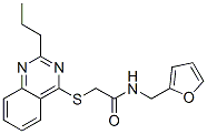 (9ci)-n-(2-呋喃甲基)-2-[(2-丙基-4-喹唑啉)硫代]-乙酰胺結(jié)構(gòu)式_604793-89-7結(jié)構(gòu)式