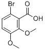 6-Bromo-2,3-dimethoxybenzoicacidStructure,60555-93-3Structure 6-Bromo-2,3-dimethoxybenzoicacid Structure,60555-93-3Structure