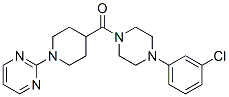 (9ci)-1-(3-氯苯基)-4-[[1-(2-嘧啶)-4-哌啶基]羰基]-哌嗪結(jié)構(gòu)式_605621-28-1結(jié)構(gòu)式