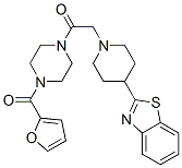(9ci)-1-[[4-(2-苯并噻唑)-1-哌啶基]乙?；鵠-4-(2-呋喃羰基)-哌嗪結(jié)構(gòu)式_606083-53-8結(jié)構(gòu)式