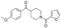 (9ci)-1-(2-呋喃羰基)-4-(4-甲氧基苯甲?；?-哌啶結(jié)構(gòu)式_606086-12-8結(jié)構(gòu)式