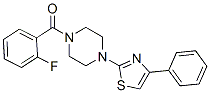 (9ci)-1-(2-氟苯甲?；?-4-(4-苯基-2-噻唑)-哌嗪結(jié)構(gòu)式_606087-51-8結(jié)構(gòu)式