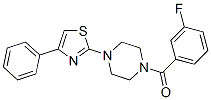 (9ci)-1-(3-氟苯甲?；?-4-(4-苯基-2-噻唑)-哌嗪結構式_606087-60-9結構式