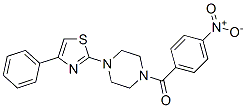 (9ci)-1-(4-硝基苯甲?；?-4-(4-苯基-2-噻唑)-哌嗪結(jié)構(gòu)式_606087-64-3結(jié)構(gòu)式