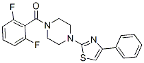 (9ci)-1-(2,6-二氟苯甲?；?-4-(4-苯基-2-噻唑)-哌嗪結構式_606087-68-7結構式