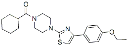 (9ci)-1-(環(huán)己基羰基)-4-[4-(4-乙氧基苯基)-2-噻唑]-哌嗪結(jié)構(gòu)式_606088-97-5結(jié)構(gòu)式