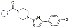 (9ci)-1-[4-(4-氯苯基)-2-噻唑]-4-(環(huán)丁基羰基)-哌嗪結(jié)構(gòu)式_606089-07-0結(jié)構(gòu)式