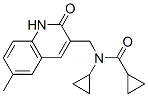 (9ci)-n-環(huán)丙基-n-[(1,2-二氫-6-甲基-2-氧代-3-喹啉)甲基]-環(huán)丙烷羧酰胺結構式_606095-21-0結構式