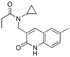 (9CI)-N-環(huán)丙基-N-[(1,2-二氫-6-甲基-2-氧代-3-喹啉)甲基]-丙酰胺結(jié)構(gòu)式_606095-24-3結(jié)構(gòu)式