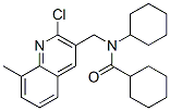 (9ci)-n-[(2-氯-8-甲基-3-喹啉)甲基]-n-環(huán)己基-環(huán)己烷羧酰胺結構式_606095-33-4結構式