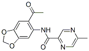 (9CI)-N-(6-乙酰基-1,3-苯并二氧雜環(huán)戊烯l-5-基)-5-甲基-吡嗪羧酰胺結(jié)構(gòu)式_606096-86-0結(jié)構(gòu)式