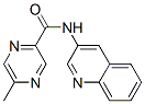 (9CI)-5-甲基-N-3-喹啉-吡嗪羧酰胺結構式_606096-92-8結構式