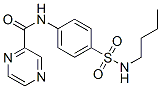 (9CI)-N-[4-[(丁基氨基)磺?；鵠苯基]-吡嗪羧酰胺結(jié)構(gòu)式_606098-37-7結(jié)構(gòu)式