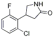 4-(2-Chloro-6-fluorophenyl)-2-pyrrolidinone Structure,60610-98-2Structure