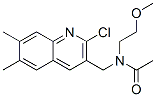 (9ci)-n-[(2-氯-6,7-二甲基-3-喹啉)甲基]-n-(2-甲氧基乙基)-乙酰胺結(jié)構(gòu)式_606102-46-9結(jié)構(gòu)式