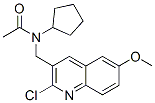 (9ci)-n-[(2-氯-6-甲氧基-3-喹啉)甲基]-n-環(huán)戊基-乙酰胺結(jié)構(gòu)式_606102-59-4結(jié)構(gòu)式