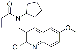 (9CI)-N-[(2-氯-6-甲氧基-3-喹啉)甲基]-N-環(huán)戊基-丙酰胺結(jié)構(gòu)式_606102-71-0結(jié)構(gòu)式