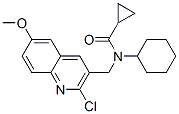 (9ci)-n-[(2-氯-6-甲氧基-3-喹啉)甲基]-n-環(huán)己基-環(huán)丙烷羧酰胺結(jié)構(gòu)式_606102-73-2結(jié)構(gòu)式