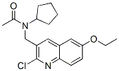 (9ci)-n-[(2-氯-6-乙氧基-3-喹啉)甲基]-n-環(huán)戊基-乙酰胺結(jié)構(gòu)式_606103-26-8結(jié)構(gòu)式