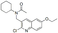(9ci)-n-[(2-氯-6-乙氧基-3-喹啉)甲基]-n-環(huán)己基-乙酰胺結(jié)構(gòu)式_606103-40-6結(jié)構(gòu)式