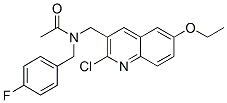 (9ci)-n-[(2-氯-6-乙氧基-3-喹啉)甲基]-n-[(4-氟苯基)甲基]-乙酰胺結(jié)構(gòu)式_606103-46-2結(jié)構(gòu)式