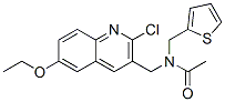 (9ci)-n-[(2-氯-6-乙氧基-3-喹啉)甲基]-n-(2-噻吩甲基)-乙酰胺結(jié)構(gòu)式_606103-62-2結(jié)構(gòu)式