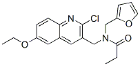 (9CI)-N-[(2-氯-6-乙氧基-3-喹啉)甲基]-N-(2-呋喃甲基)-丙酰胺結(jié)構(gòu)式_606103-88-2結(jié)構(gòu)式