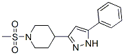 (9ci)-1-(甲基磺?；?-4-(5-苯基-1H-吡唑-3-基)-哌啶結構式_606103-91-7結構式