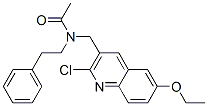 (9ci)-n-[(2-氯-6-乙氧基-3-喹啉)甲基]-n-(2-苯基乙基)-乙酰胺結(jié)構(gòu)式_606103-92-8結(jié)構(gòu)式