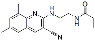(9CI)-N-[2-[(3-氰基-6,8-二甲基-2-喹啉)氨基]乙基]-丙酰胺結(jié)構(gòu)式_606105-73-1結(jié)構(gòu)式