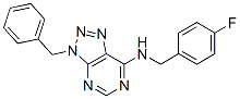 (9ci)-n-[(4-氟苯基)甲基]-3-(苯基甲基)-3H-1,2,3-噻唑并[4,5-d]嘧啶-7-胺結(jié)構(gòu)式_606108-14-9結(jié)構(gòu)式