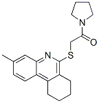 (9ci)-1-[[(7,8,9,10-四氫-3-甲基-6-菲啶基)硫代]乙酰基]-吡咯烷結(jié)構(gòu)式_606108-63-8結(jié)構(gòu)式