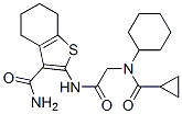 (9ci)-2-[[[環(huán)己基(環(huán)丙基羰基)氨基]乙?；鵠氨基]-4,5,6,7-四氫-苯并[b]噻吩-3-羧酰胺結構式_606109-39-1結構式