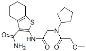 (9ci)-2-[[[環(huán)戊基(甲氧基乙?；?氨基]乙?；鵠氨基]-4,5,6,7-四氫-苯并[b]噻吩-3-羧酰胺結(jié)構(gòu)式_606109-49-3結(jié)構(gòu)式