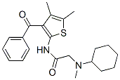 (9ci)-n-(3-苯甲?；?4,5-二甲基-2-噻吩)-2-(環(huán)己基甲基氨基)-乙酰胺結(jié)構(gòu)式_606115-10-0結(jié)構(gòu)式