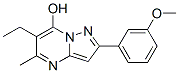 (9CI)-6-乙基-2-(3-甲氧基苯基)-5-甲基-吡唑并[1,5-a]嘧啶-7-醇結(jié)構(gòu)式_606116-34-1結(jié)構(gòu)式