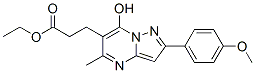 (9ci)-7-羥基-2-(4-甲氧基苯基)-5-甲基-,乙酯吡唑并[1,5-a]嘧啶-6-丙酸結構式_606116-36-3結構式
